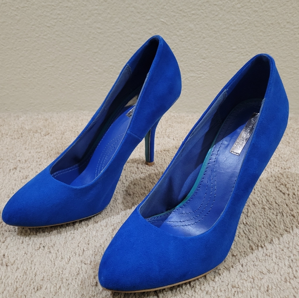Something blue wedding shoes zara trafaluc excellent velevty